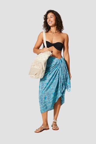 2-in-1 Sjaal - Blauw