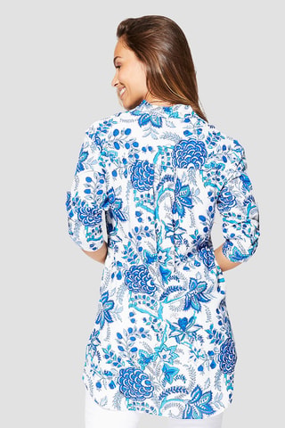 Tuniek - Wit en blauw