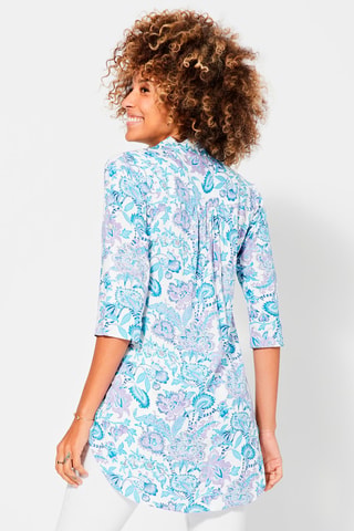 Tuniek - Wit, blauw en paars