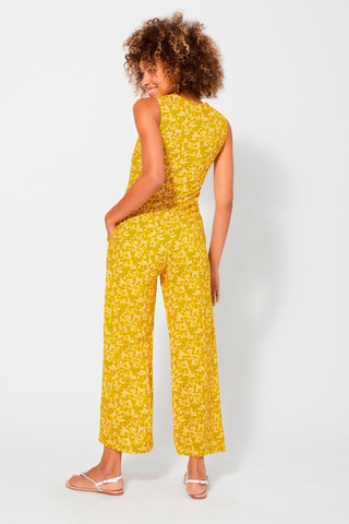 Jumpsuit - Wit, groen en geel