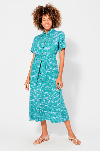 Blousejurk - Wit en blauw