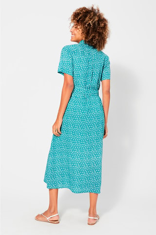 Blousejurk - Wit en blauw