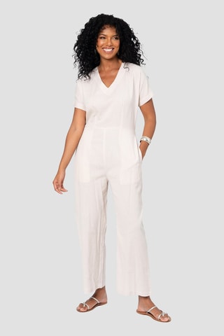 Linnen Jumpsuit - Beige