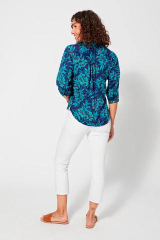 Top - Blauw en geel