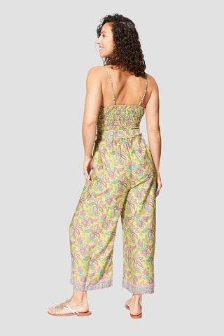Jumpsuit - Groen en turquoise