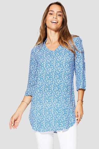 Tuniek - Blauw en wit