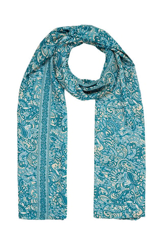 Sjaal - Wit en blauw