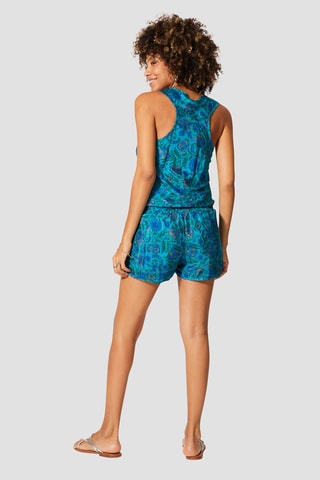 Playsuit - Turquoise, blauw en groen