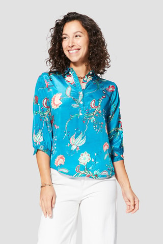 Top - Blauw