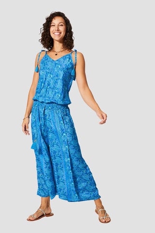 Mouwloze Jumpsuit - Blauw
