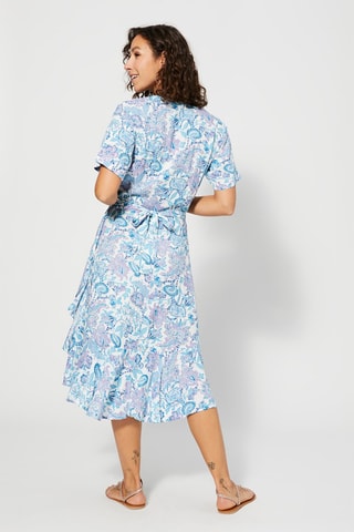 Wikkeljurk - Blauw, paars en wit