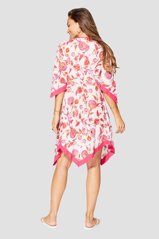 Tuniek - Groen, roze en wit