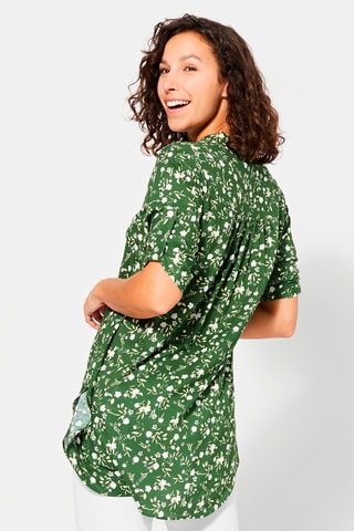 Tuniek - Wit, beige en groen