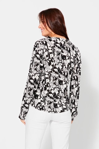 Blouse - Wit en zwart