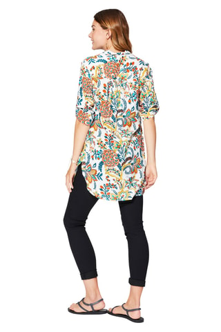 Tuniek - Wit, blauw en geel