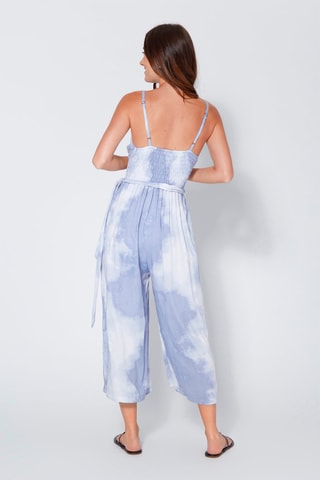 Jumpsuit - Grijs en wit