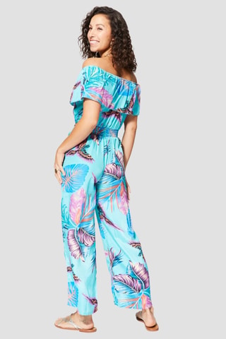 Jumpsuit - Turquoise en groen