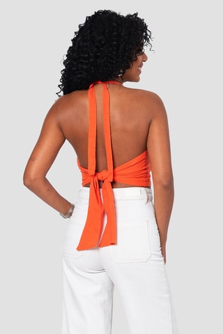 Crop Top - Oranje