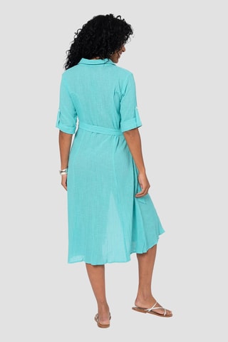 Midi-jurk - Turquoise