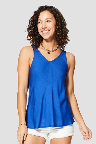 Top - Blauw