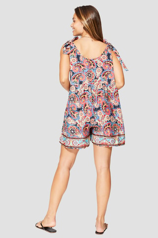Playsuit - Zwart en rood