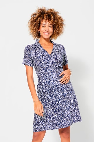 Wikkeljurk - Wit en blauw