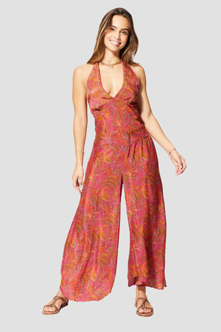 Jumpsuit - Roze en oranje