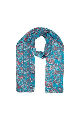 Sjaal - Blauw en turquoise