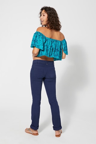 Crop top - Blauw