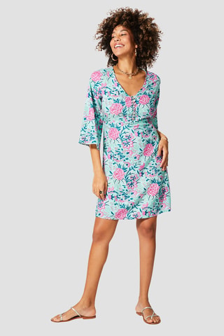 Wikkeljurk - Wit, blauw en groen