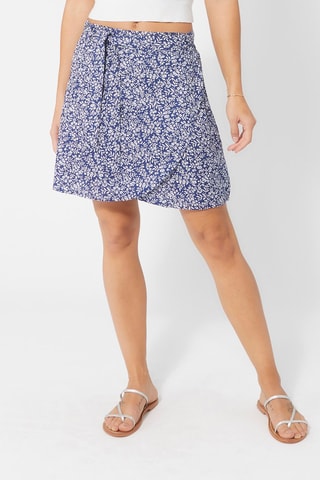 Korte Rok - Wit en blauw