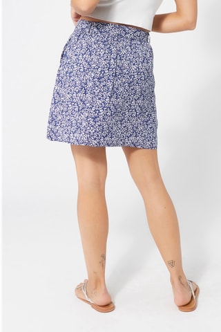 Korte Rok - Wit en blauw