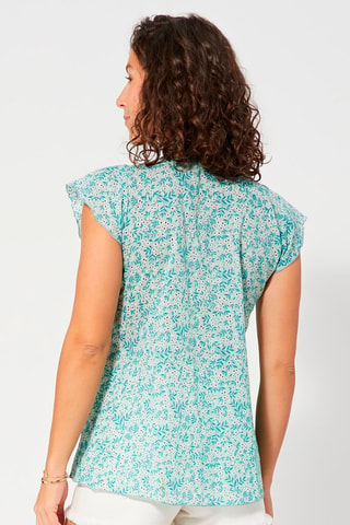 Top - Blauw, groen en paars