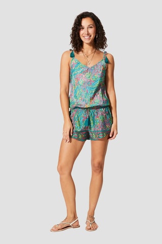 Playsuit - Blauw en groen