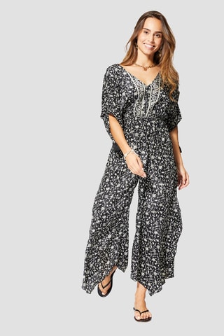 Jumpsuit - Wit en zwart