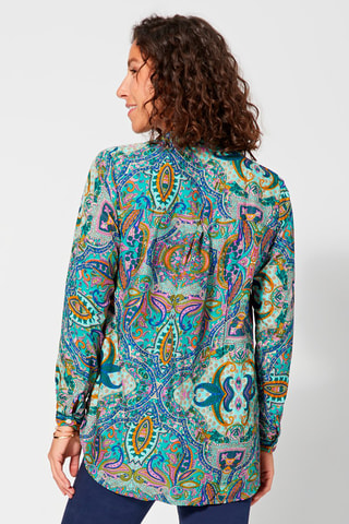 Top - Blauw, geel en paars