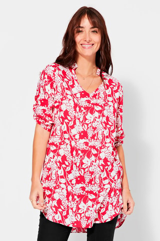 Tuniek - Wit en roze