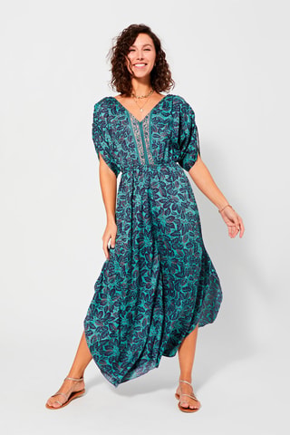 Jumpsuit - Blauw en roze