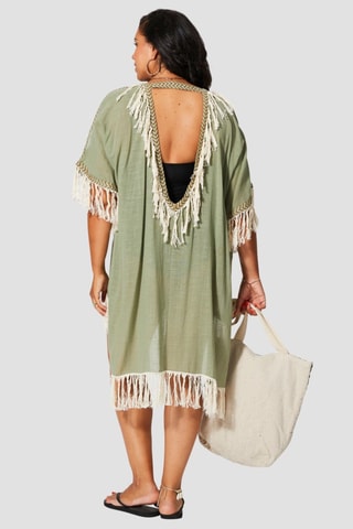 Kimono - Wit en groen