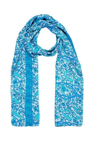 Sjaal - Wit en blauw