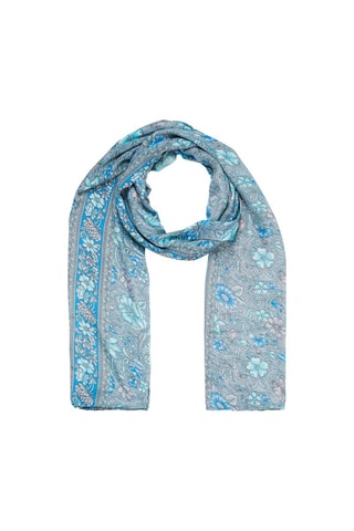 Sjaal - Blauw en grijs