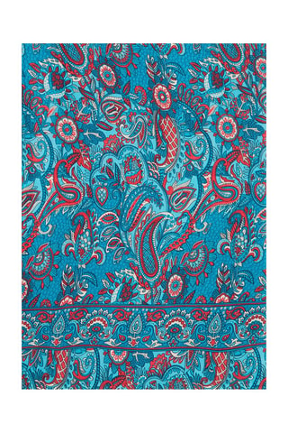 Sjaal - Blauw en turquoise