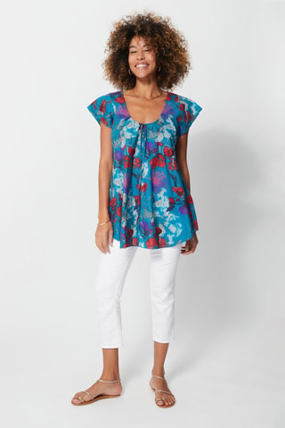 Top - Wit, rood en blauw