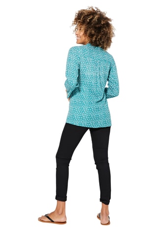 Blouse - Groen en wit