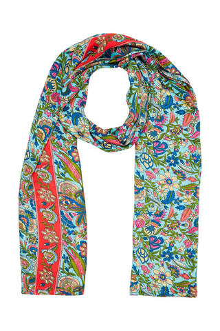 Sjaal - Blauw en groen
