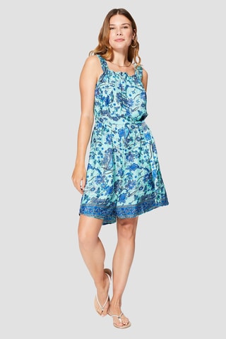 Playsuit - Wit en blauw