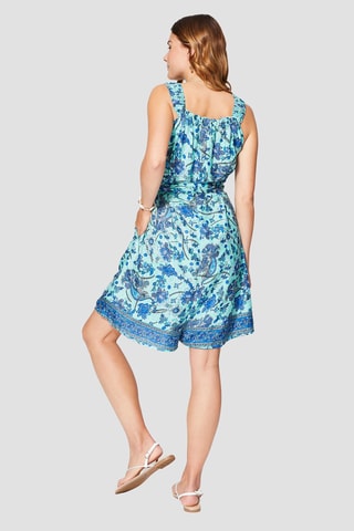 Playsuit - Wit en blauw