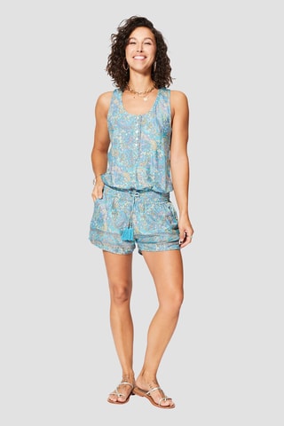 Playsuit - Blauw en grijs
