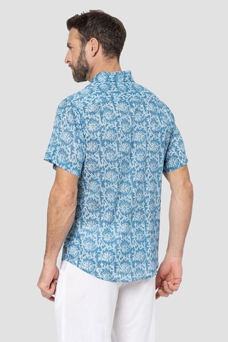 Overhemd - Blauw en wit