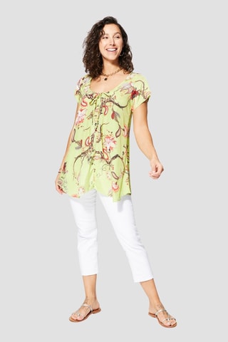 Top - Groen en roze